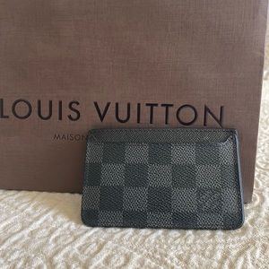 Louis Vuitton Damier Graphite Neo Porte Cartes Card Holder Wallet